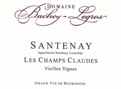 2019 Santenay Rouge, Champ Claudes, Domaine Bachey-Legros